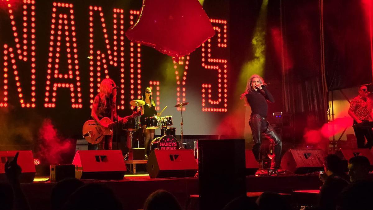 Concierto de Nancys Rubias en Cañeteando, anoche.