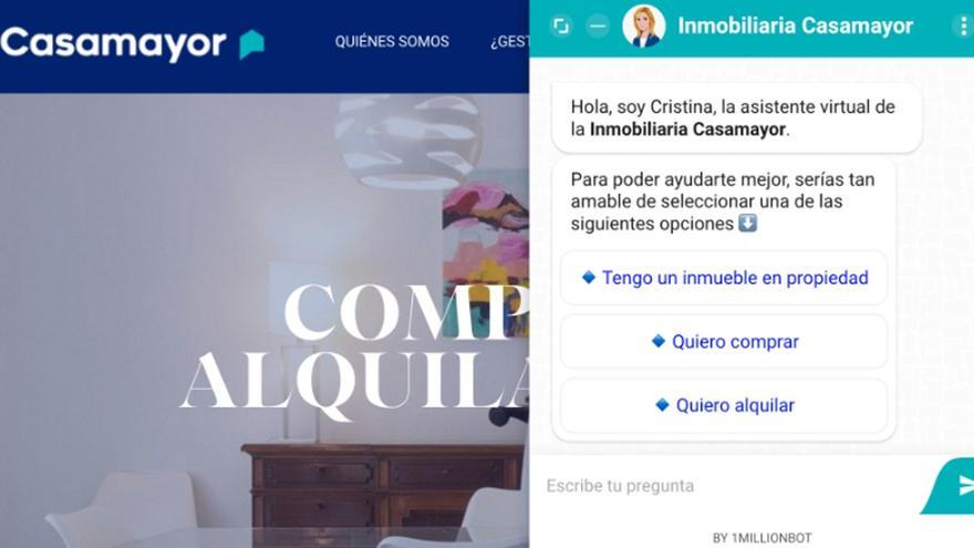 1MillionBot y Casamayor llevan los chatbots al sector inmobiliario