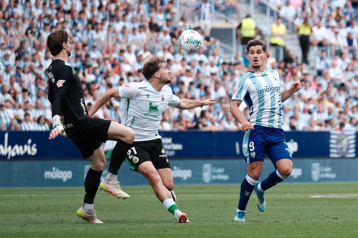 Málaga CF vs Racing de Santander, en imágenes Málaga CF vs Racing de Santander, en imágenes