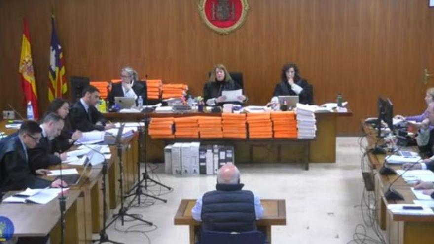 El testigo declara, ayer, ante la Audiencia de Palma.