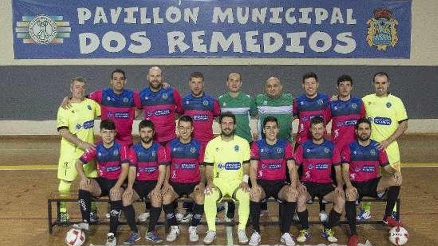 La plantilla del Sala Ourense. // Iñaki Osorio