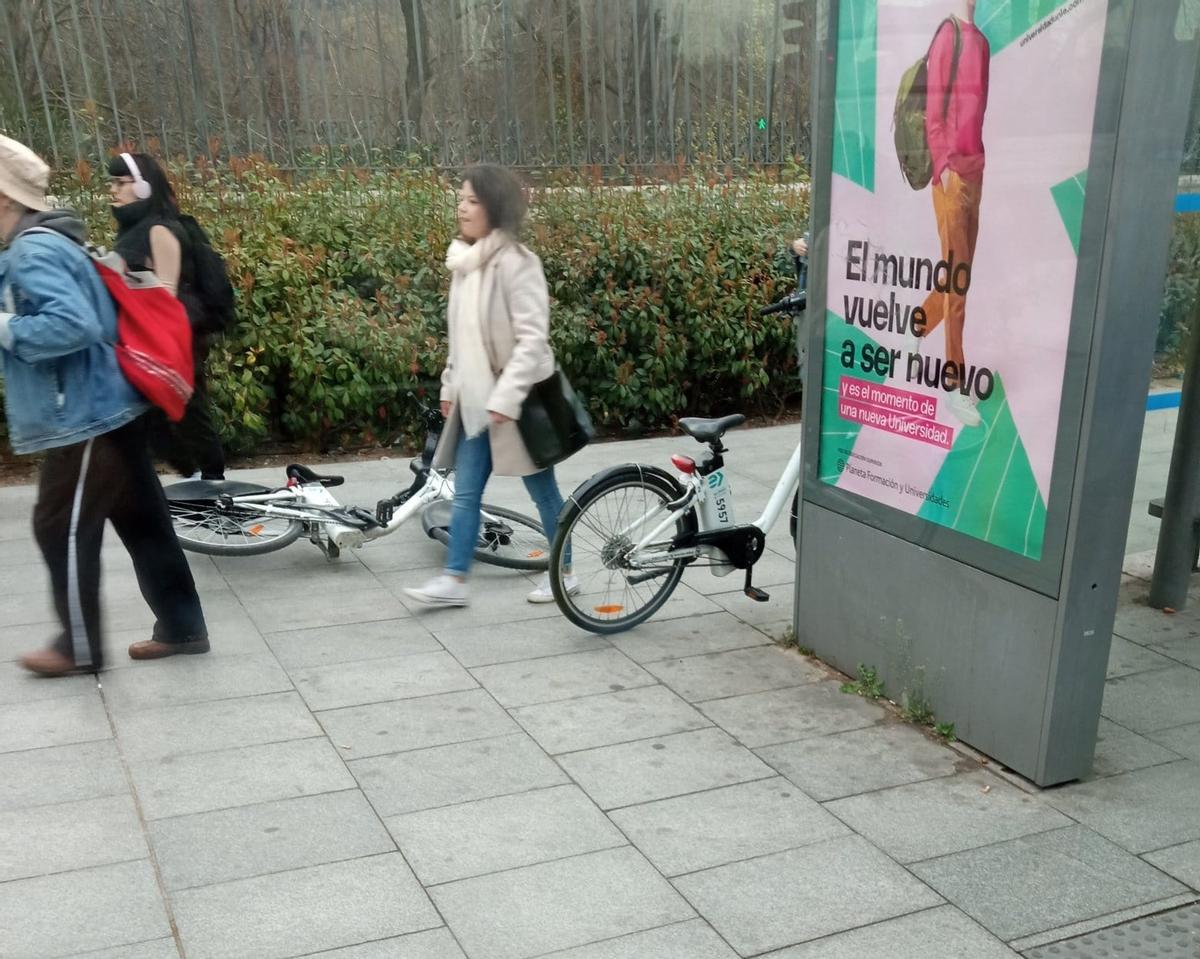 Bicicletas abandonadas de Bicimad