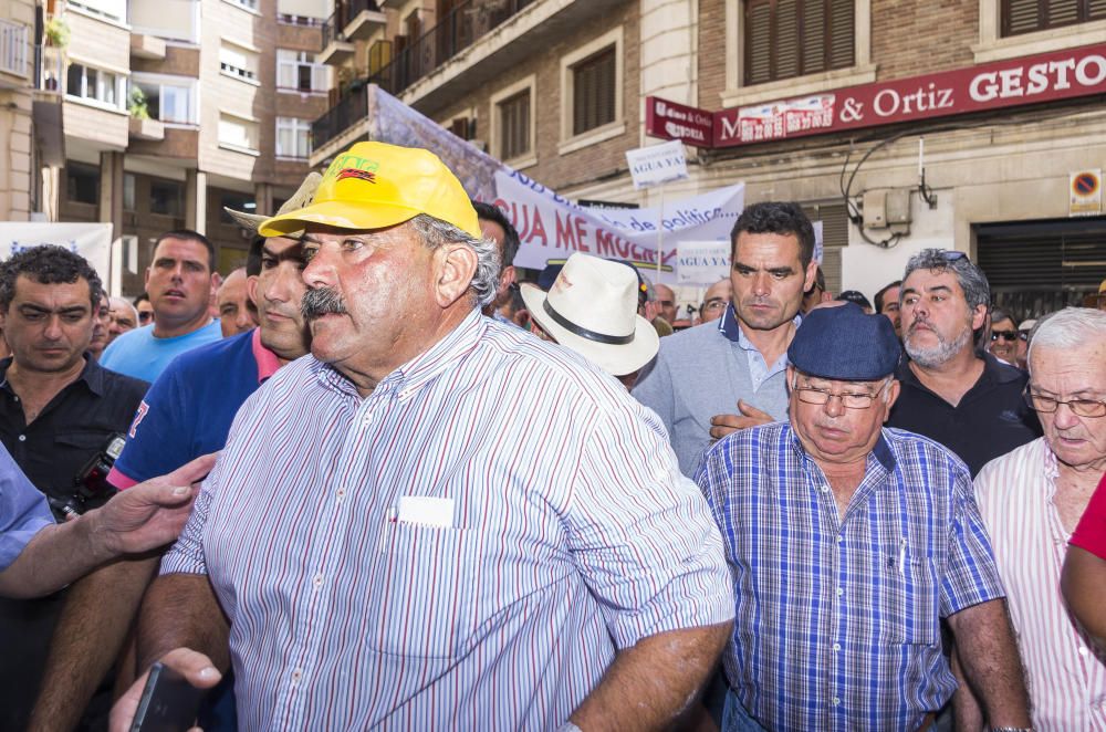 Tensión en la protesta de los agricultores