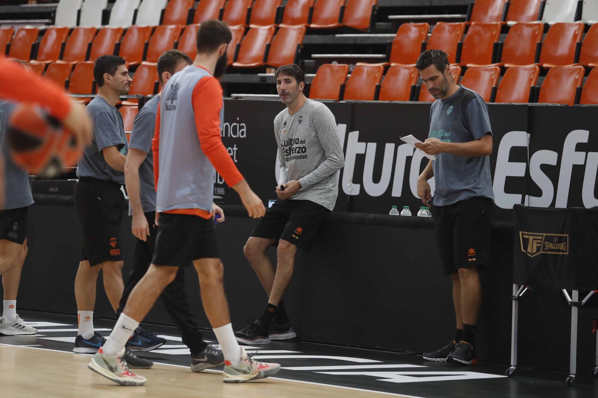 Así fue la sesión de entrenamiento para Valencia Basket