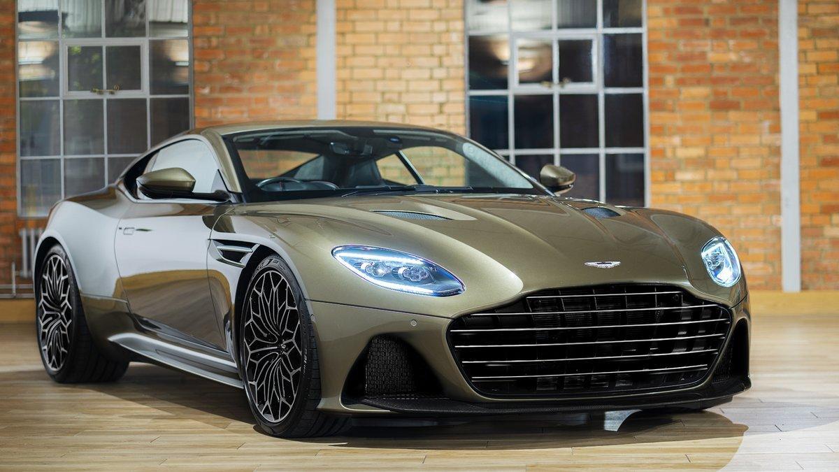 Aston Martin On Her Majesty's DBS Superleggera.