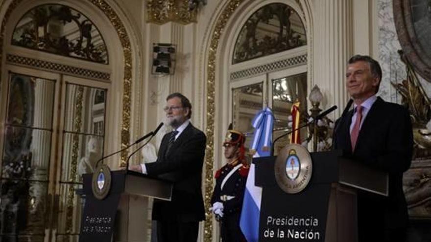 Mariano Rajoy es troba de visita a Buenos Aires.