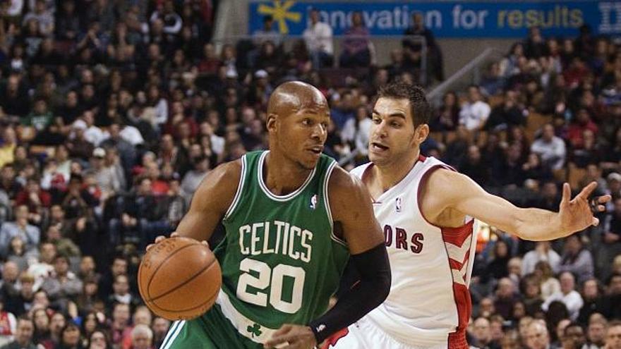 Jose Calderon durante el último partido.