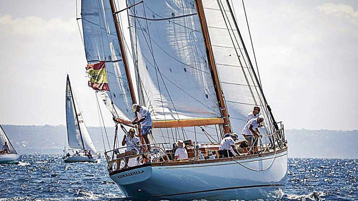 Giraldilla, ayer en la Bahía de Palma.