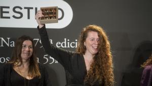  Gemma Ventura Farré, ganadora del Josep Pla con la obra  ‘La llei de l’hivern’.  