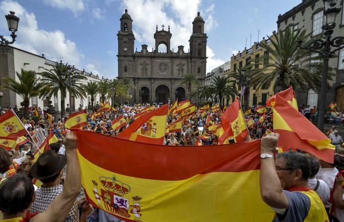 30/09/2017 LAS PALMAS DE GRAN CANARIA. Manifestación contra el 1-0 de San Telmo a Santa Ana. FOTO: J. PEREZ CURBELO