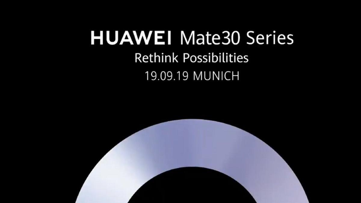 La serie Huawei Mate 30 se presenta hoy