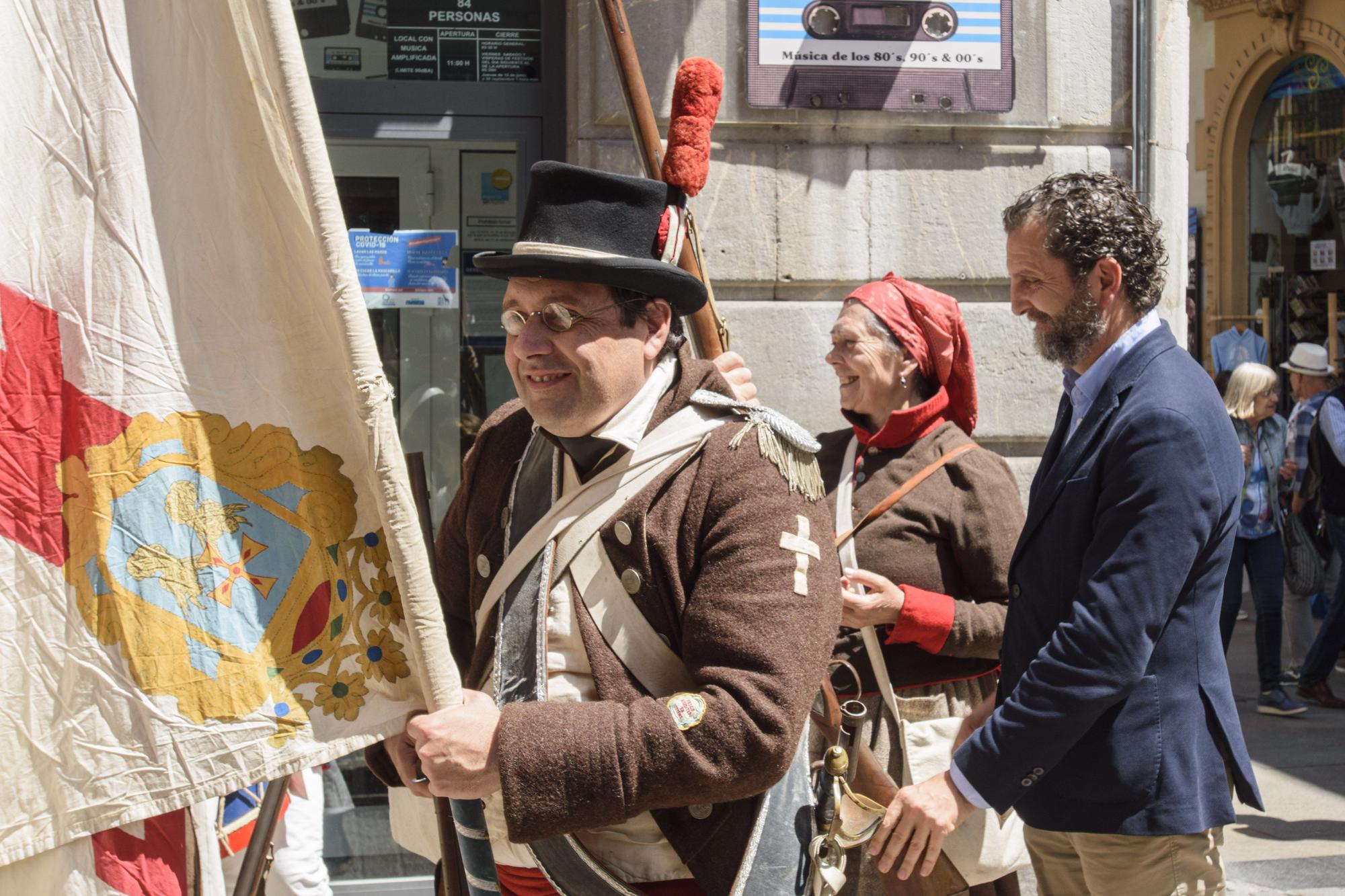 En imágenes: así fue la recreación en Oviedo de la revolución asturiana contra los franceses