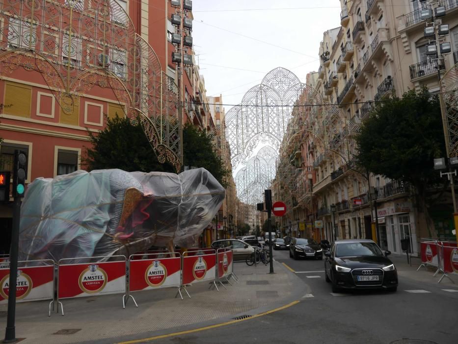 Así va la 'planta' de las fallas