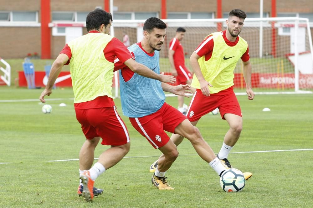 Entrenamiento del Sporting