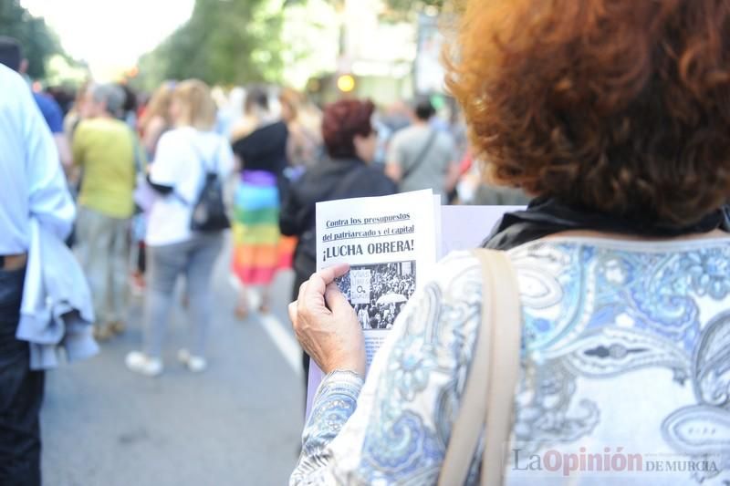 Manifestación contra la violencia patriarcal en Murcia