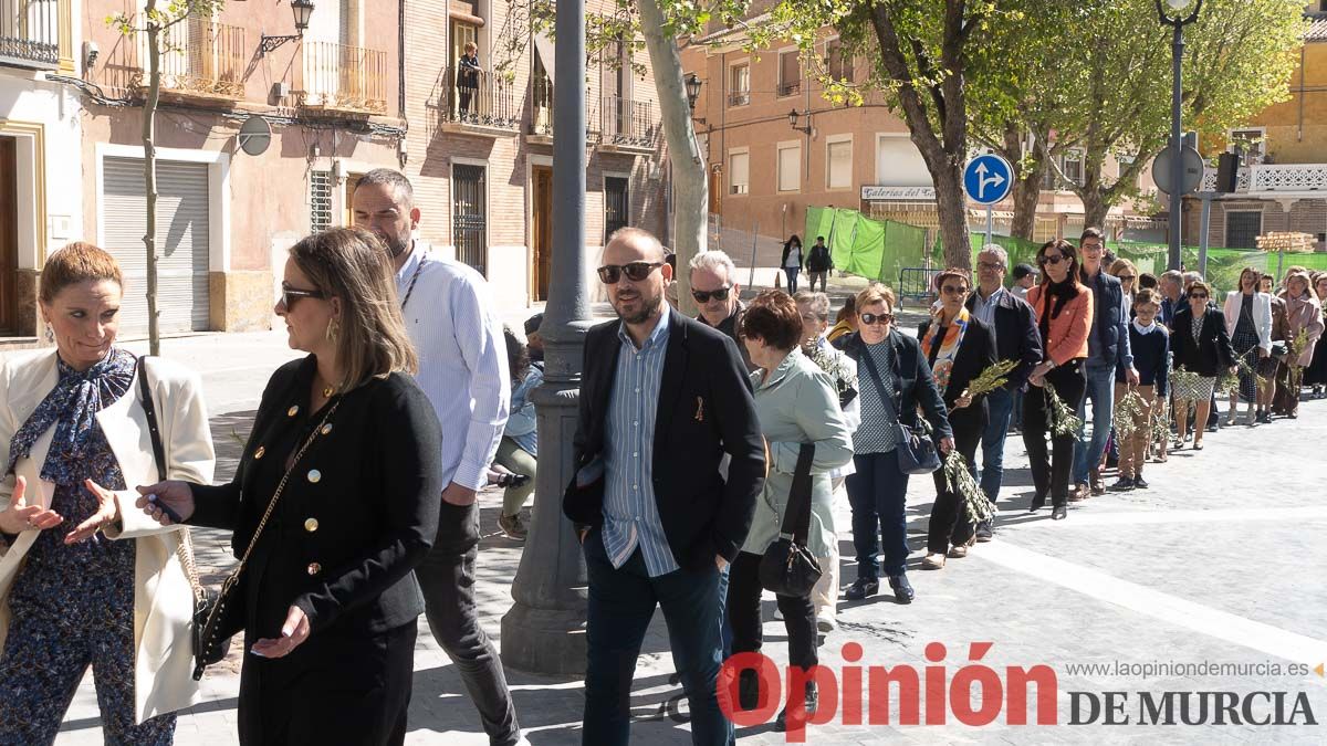 Procesión de Domingo de Ramos en Caravaca