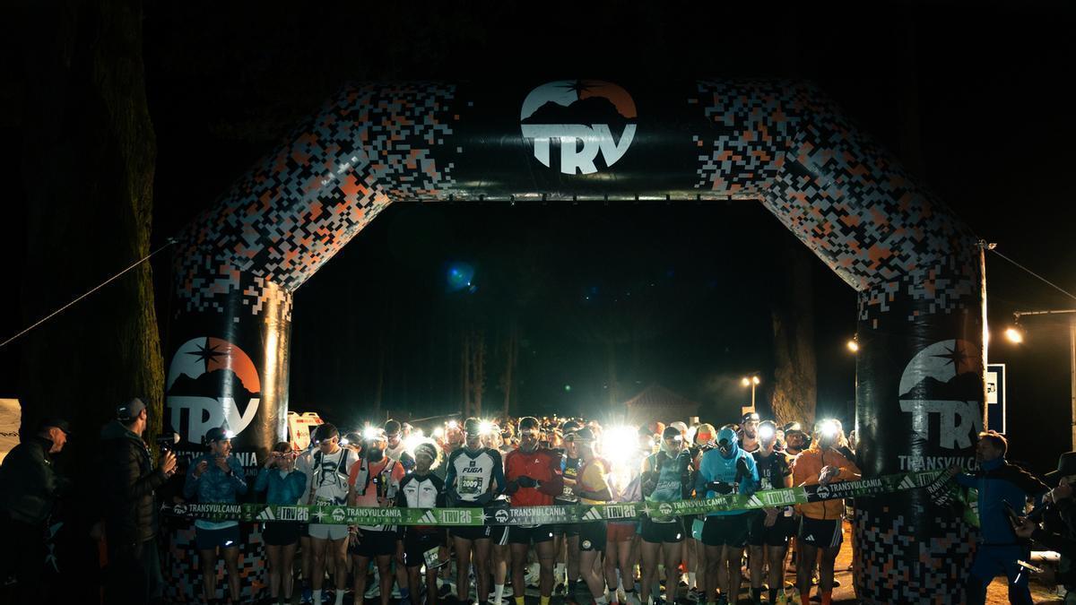 Salida de la Maratón de la Transvulcania.