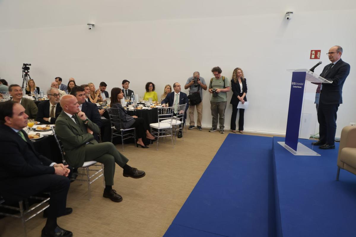 El encuentro informativo de Prensa Ibérica con el president Juanfran Pérez Llorca en imágenes El encuentro informativo de Prensa Ibérica con el president Juanfran Pérez Llorca en imágenes