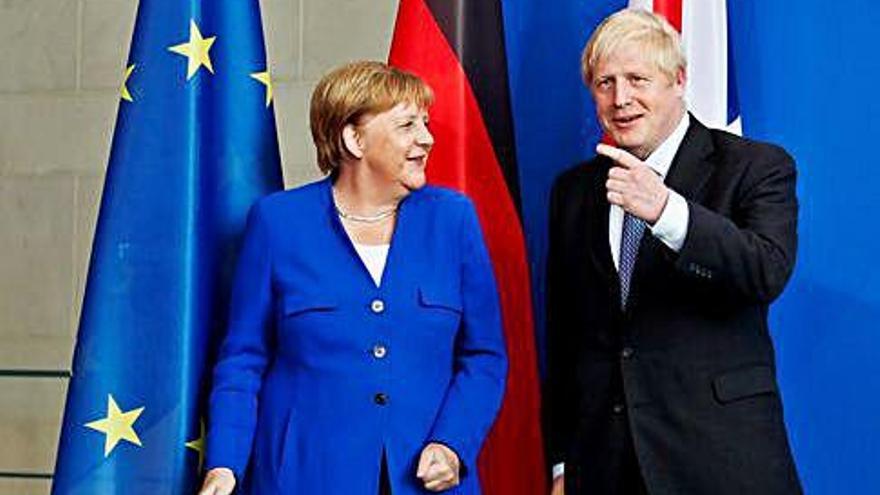 Angela Merkel va rebre Boris Johnson a Berlín