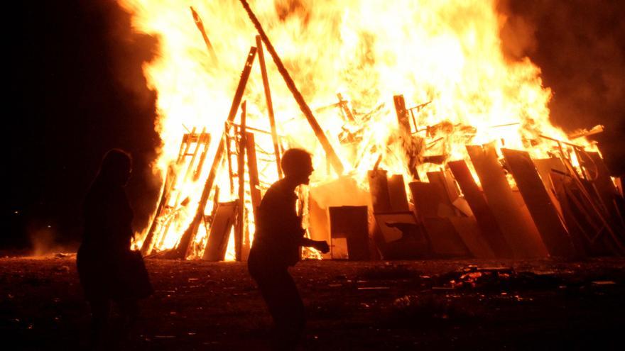 Águilas suspende las hogueras de la noche de San Juan