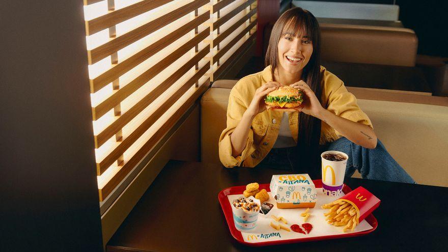 Aitana va publicitar un menú amb McDonald&#039;s que no es pot menjar perquè és celíaca