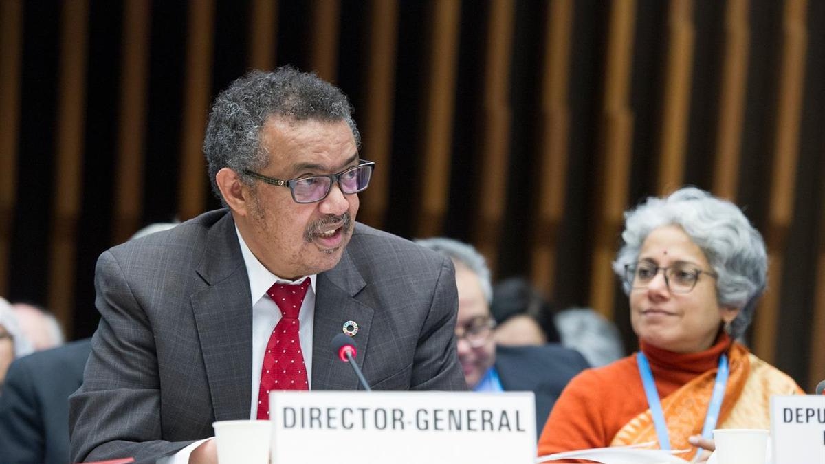 El director general de la OMS, Tedros Adhanom Ghebreyesus.