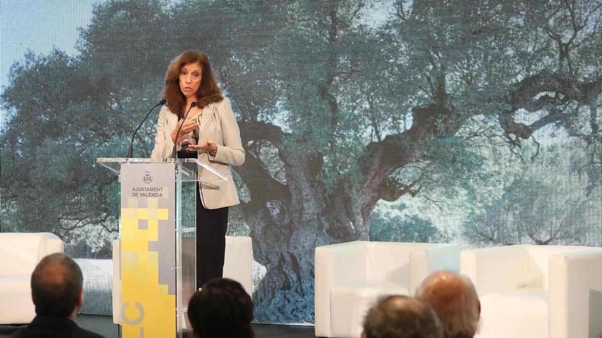 Marcela Villarreal, durante su intervención en la jornada organizada por el Cemas.