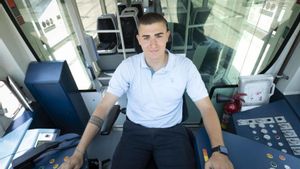 David, el conductor més jove de la història del TRAM