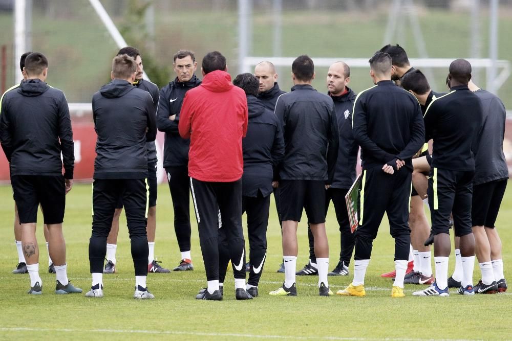 Entrenamiento del Sporting