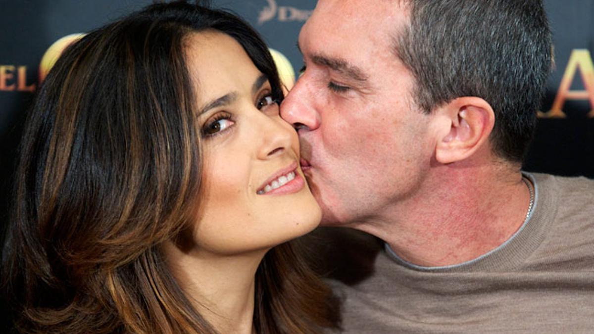 Salma Hayek y Antonio Banderas