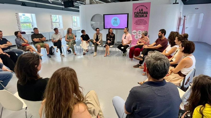 Eva Libertad, Jesús Nieto, Tommy Ceballos y otros artistas se convierten en 'maestros' del audiovisual en las aulas murcianas