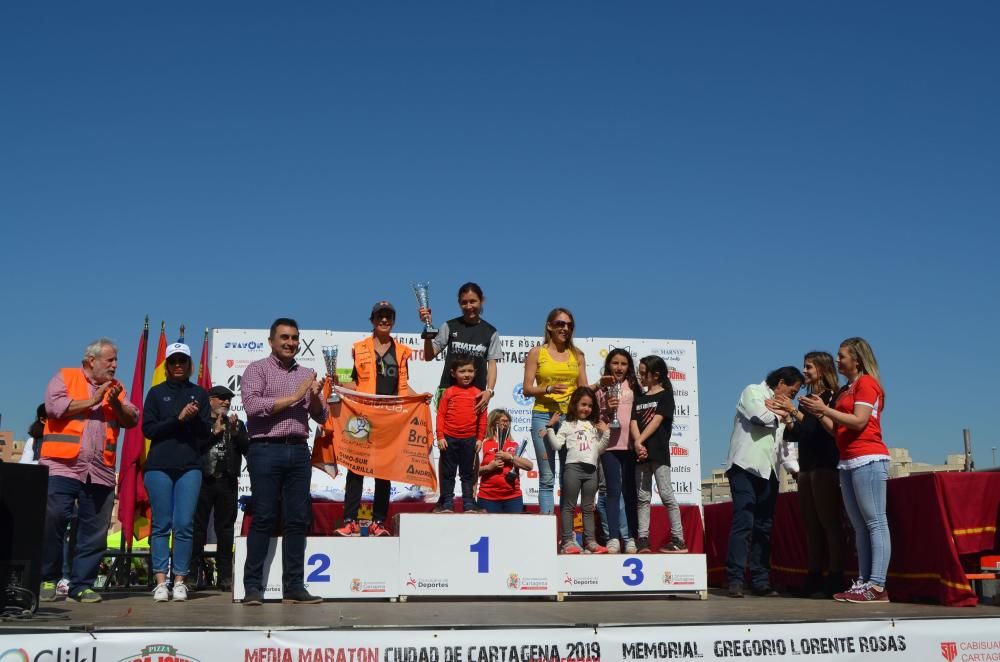 Ganadores de la Media Maratón de Cartagena