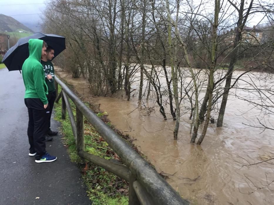 Tiempo en Asturias: Las espectaculares imágenes de las riadas, argayos e incidencias del temporal