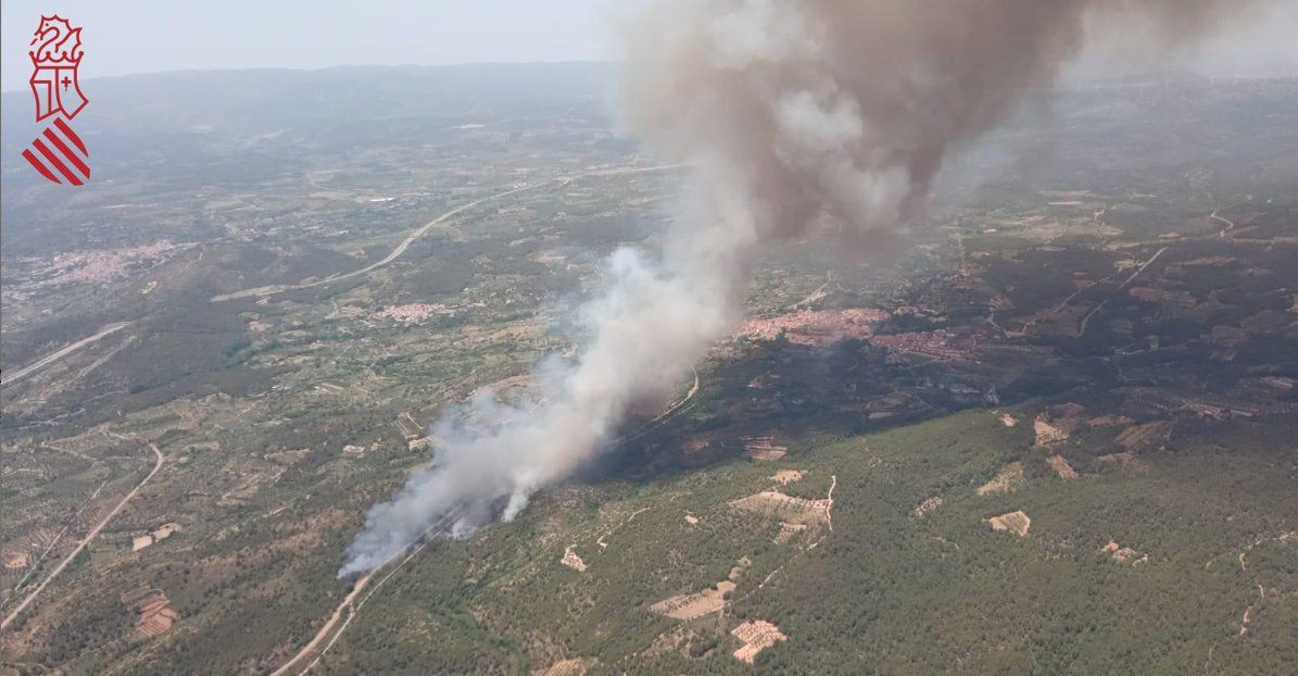 Galería: Las imágenes del incendio forestal de Caudiel