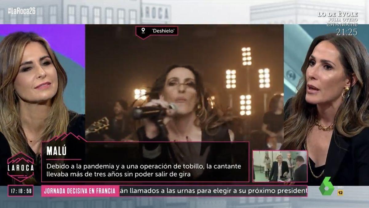 Malú se abre en 'La Roca'.