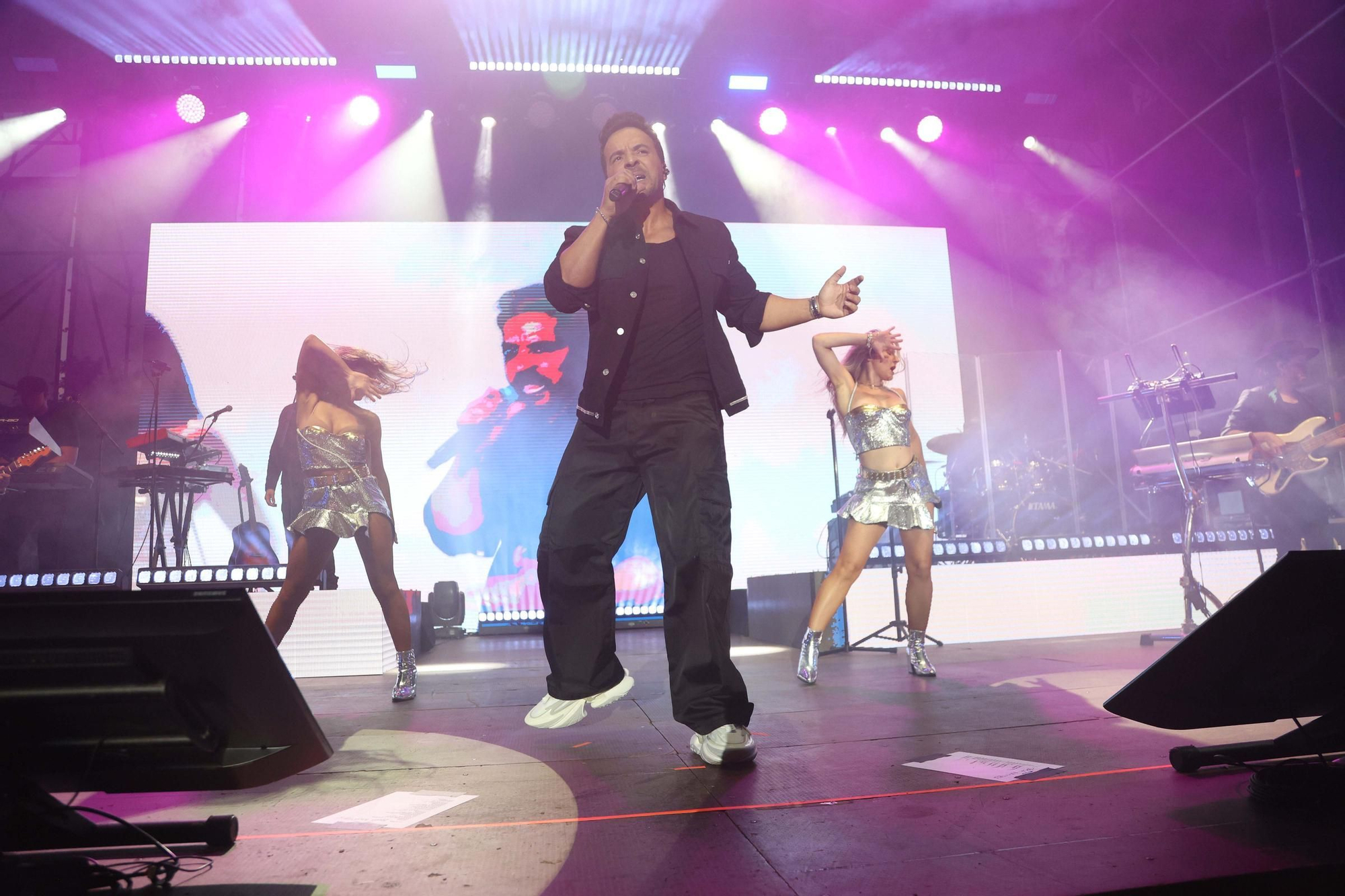 Concierto de Luis Fonsi en el parque de Santa Margarita, en el ciclo Son do Nordés