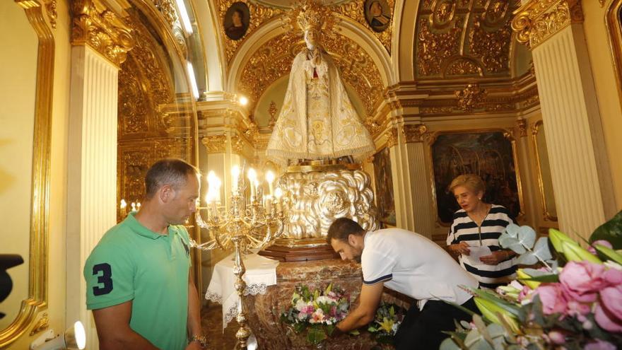 Imagen de la ofrenda de flores de la temporada pasada