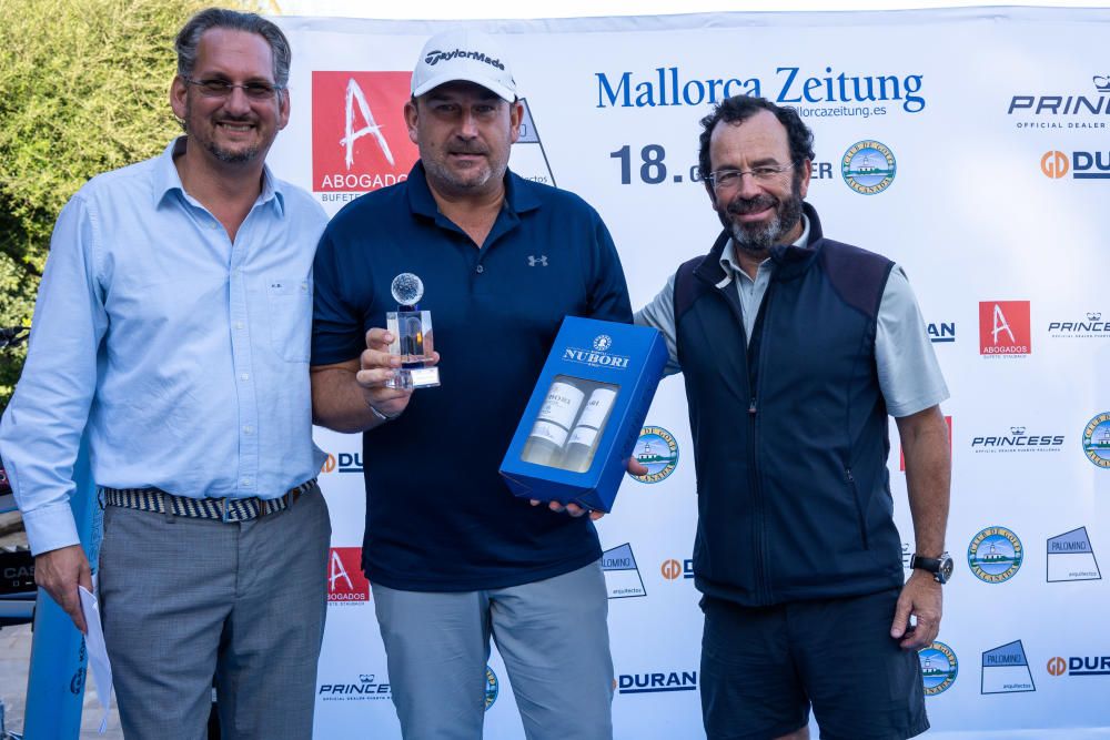 Die Preisverleihung beim MZ-Golfturnier 2019