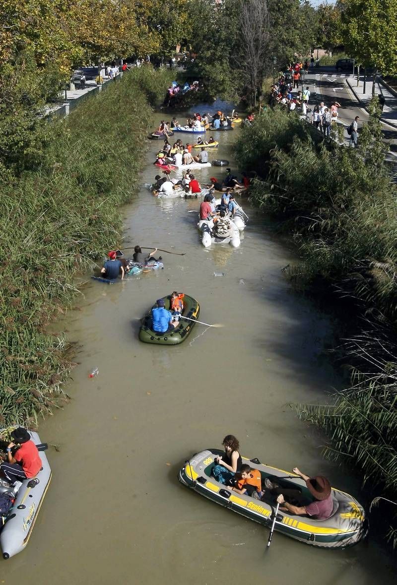 Fotogalería: Bajada reivindicativa por el Canal Imperial