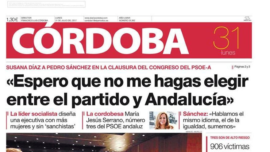 La portada de CÓRDOBA