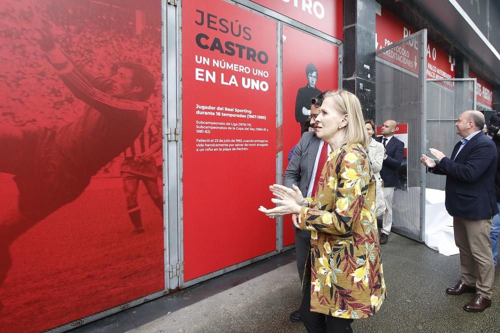 Inauguración de la puerta 1 de Jesús Castro