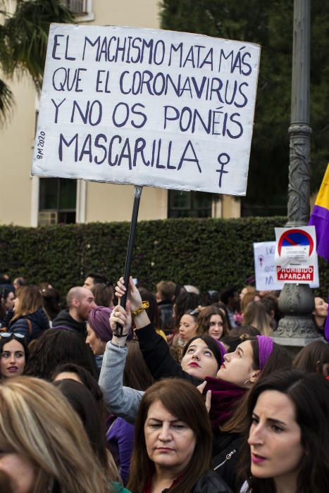 Manifestación del Día de la Mujer en las calles de València