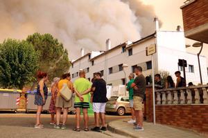 Alcaldes dels pobles afectats pel gran incendi del Bages: «Ho vivim amb molt patiment»