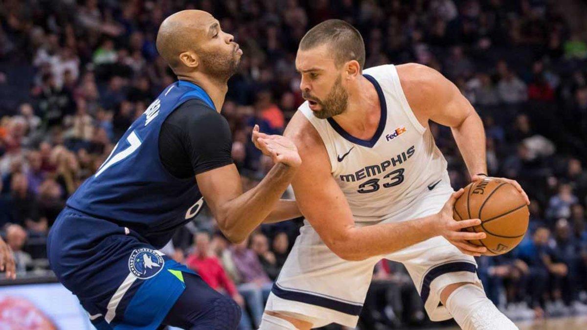 Nadie de los Wolves pudo frenar a Marc Gasol