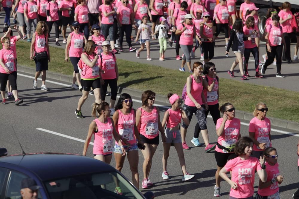 Carrera de la mujer en la zona este de Gijón.