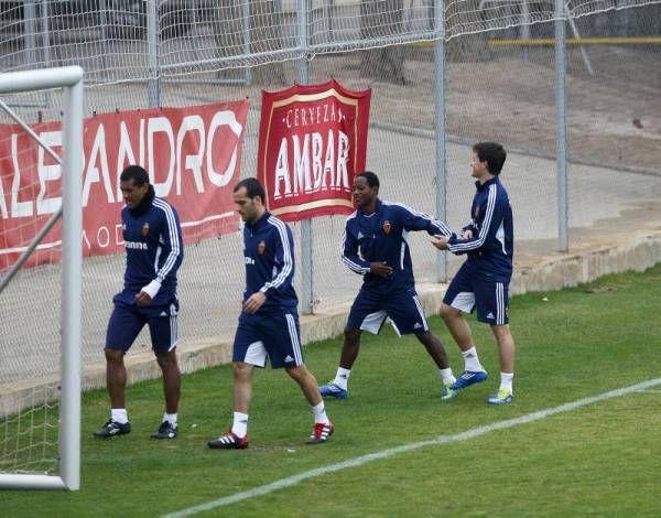 Entrenamiento del miércoles del Real Zaragoza