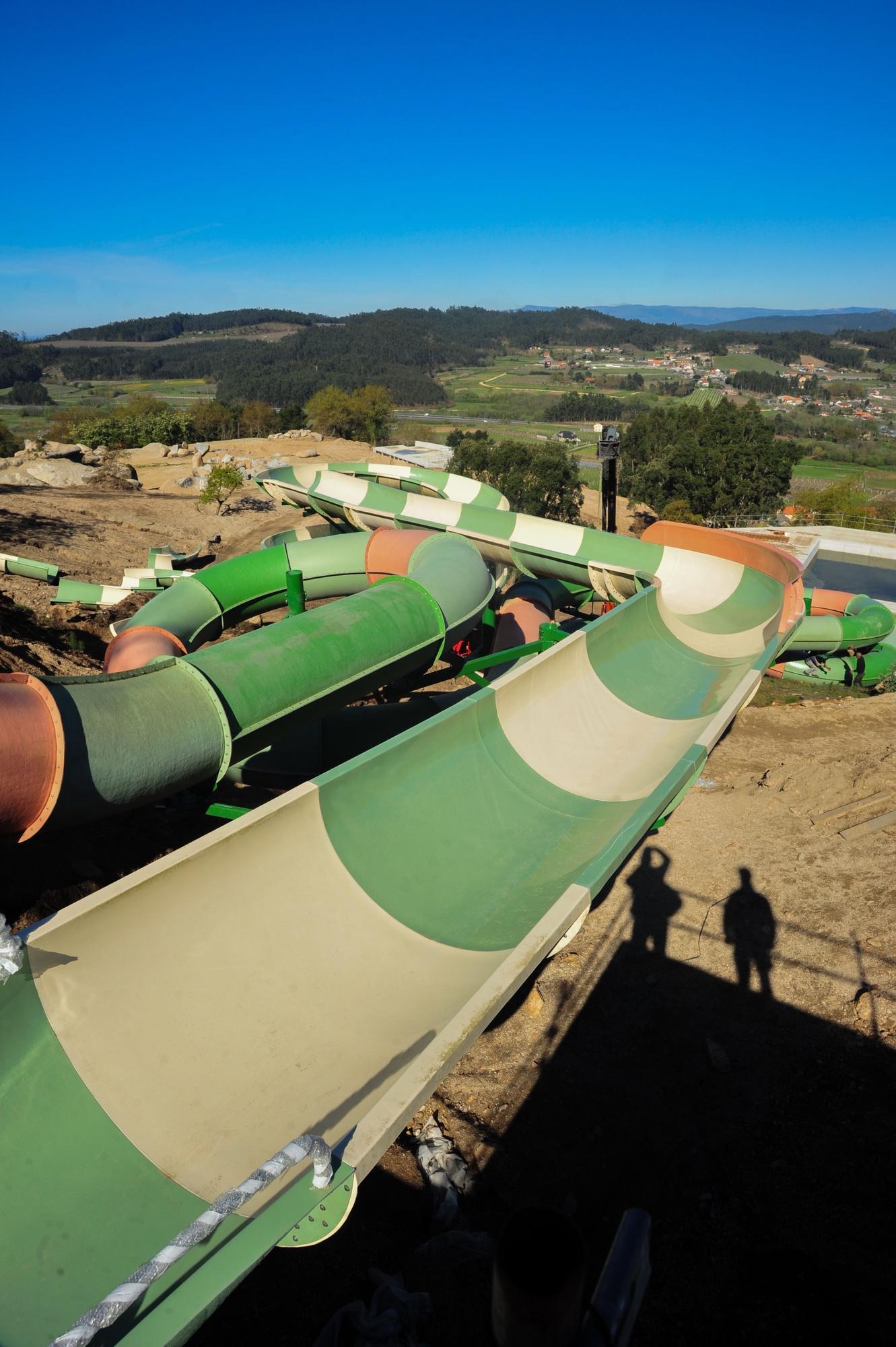 Así avanzan las obras del mayor parque acuático de Galicia