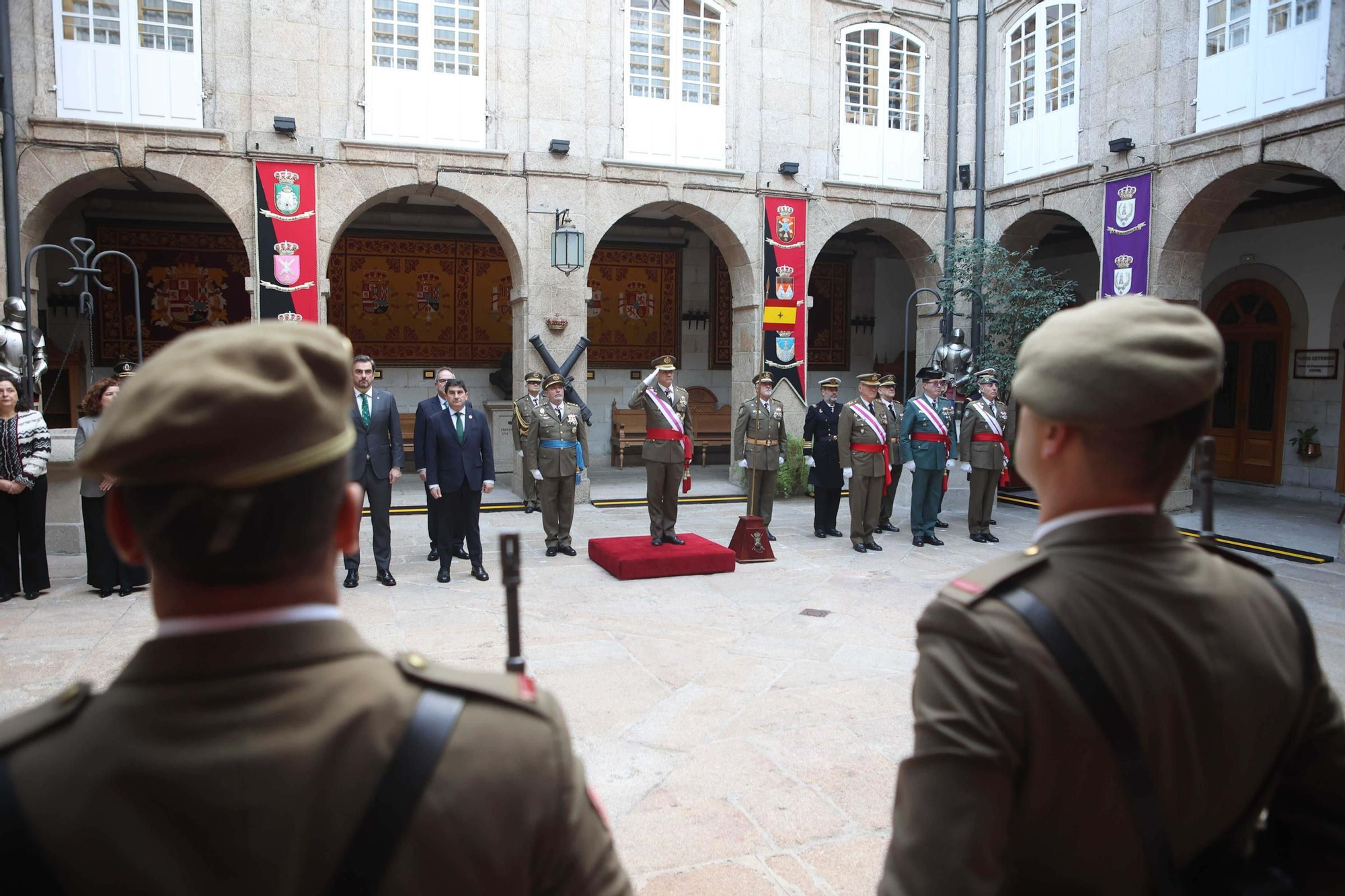 Pascua militar en el Palacio de Capitanía de A Coruña