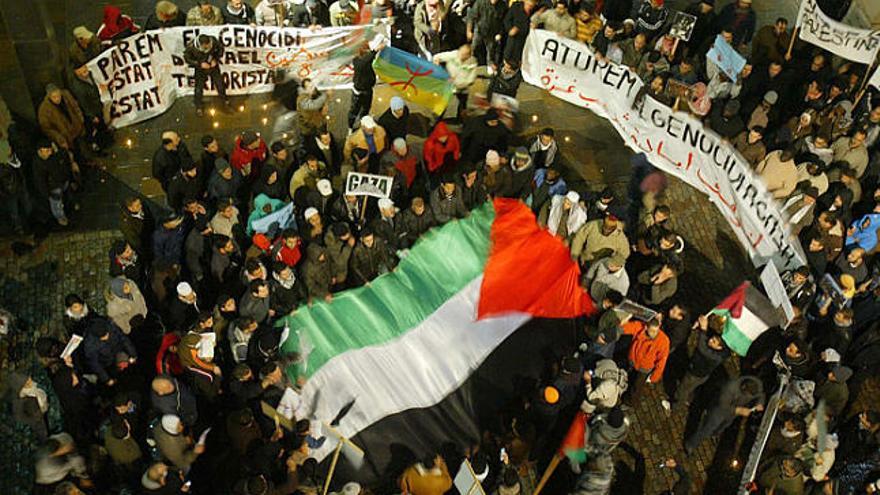 Girona Concentració de suport a Palestina