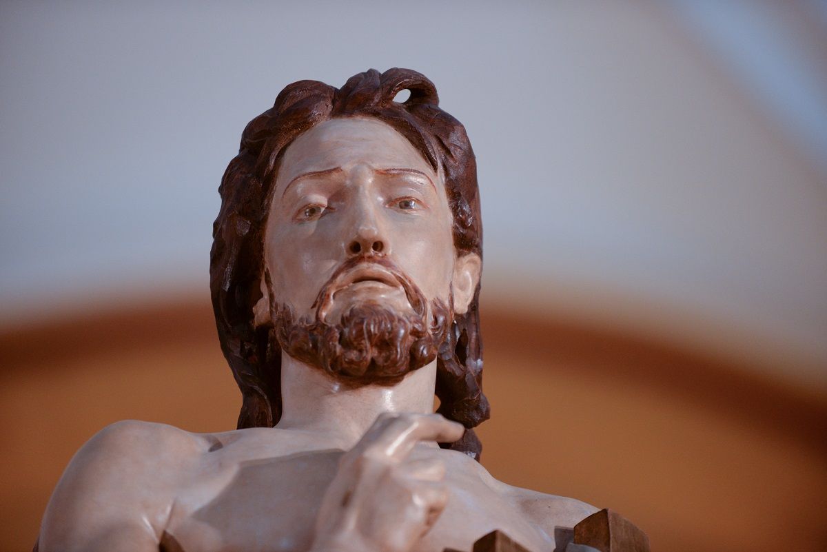 Domingo de Resurrección en la iglesia de San Julián, sede de la Agrupación de Cofradías